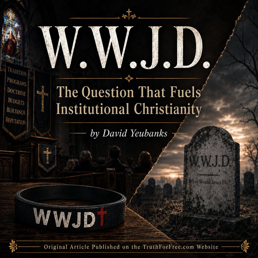 What Would Jesus Do? The Question That Fuels Institutional Christianity — by David Yeubanks
